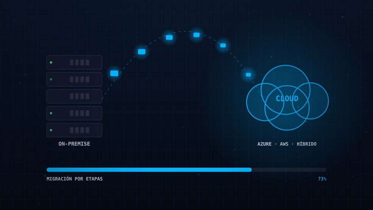 Detalle de migración a la nube e infraestructura cloud